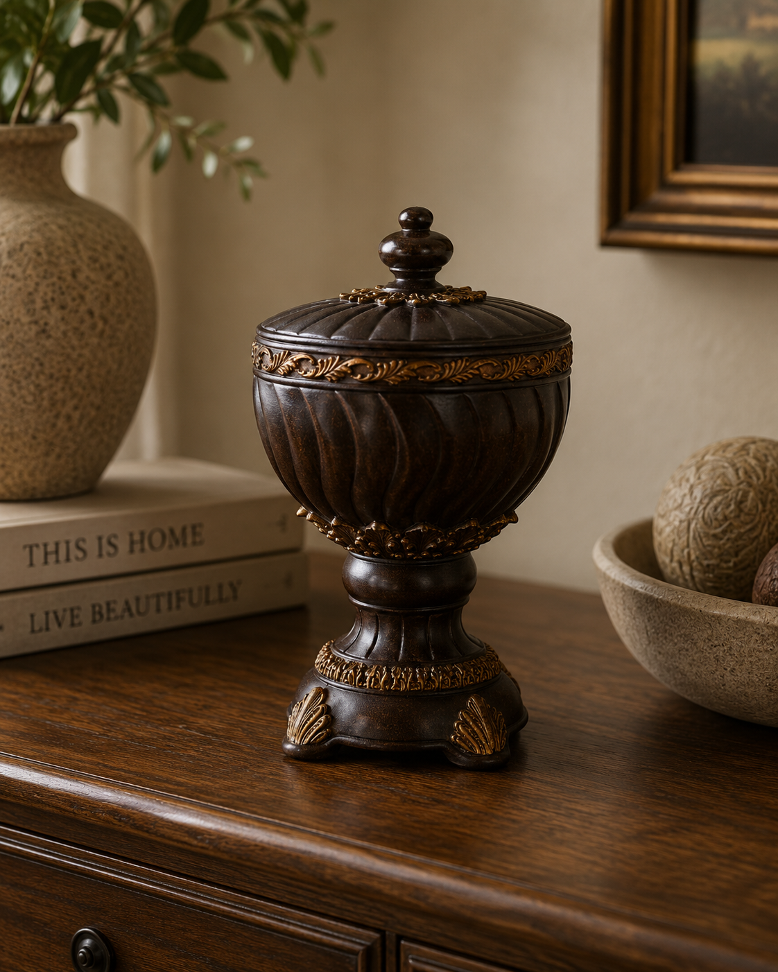 Hazelnut and Dark Gold Collection