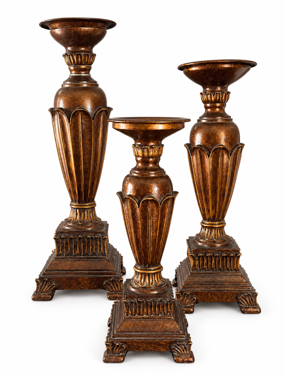 Regal Elegance Candle Holder Set