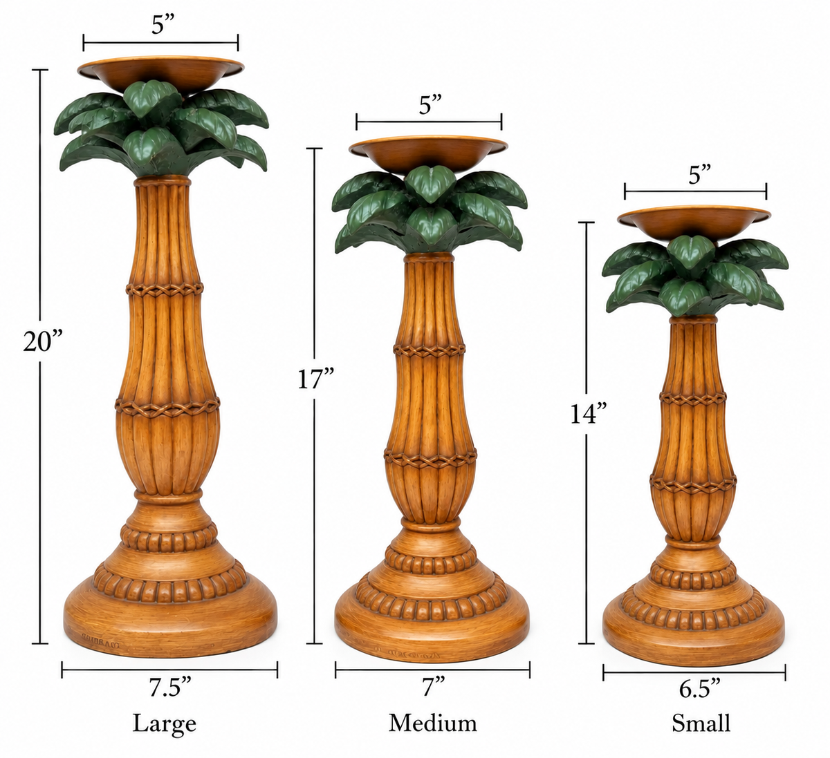 Light Tea Candle Holder Set