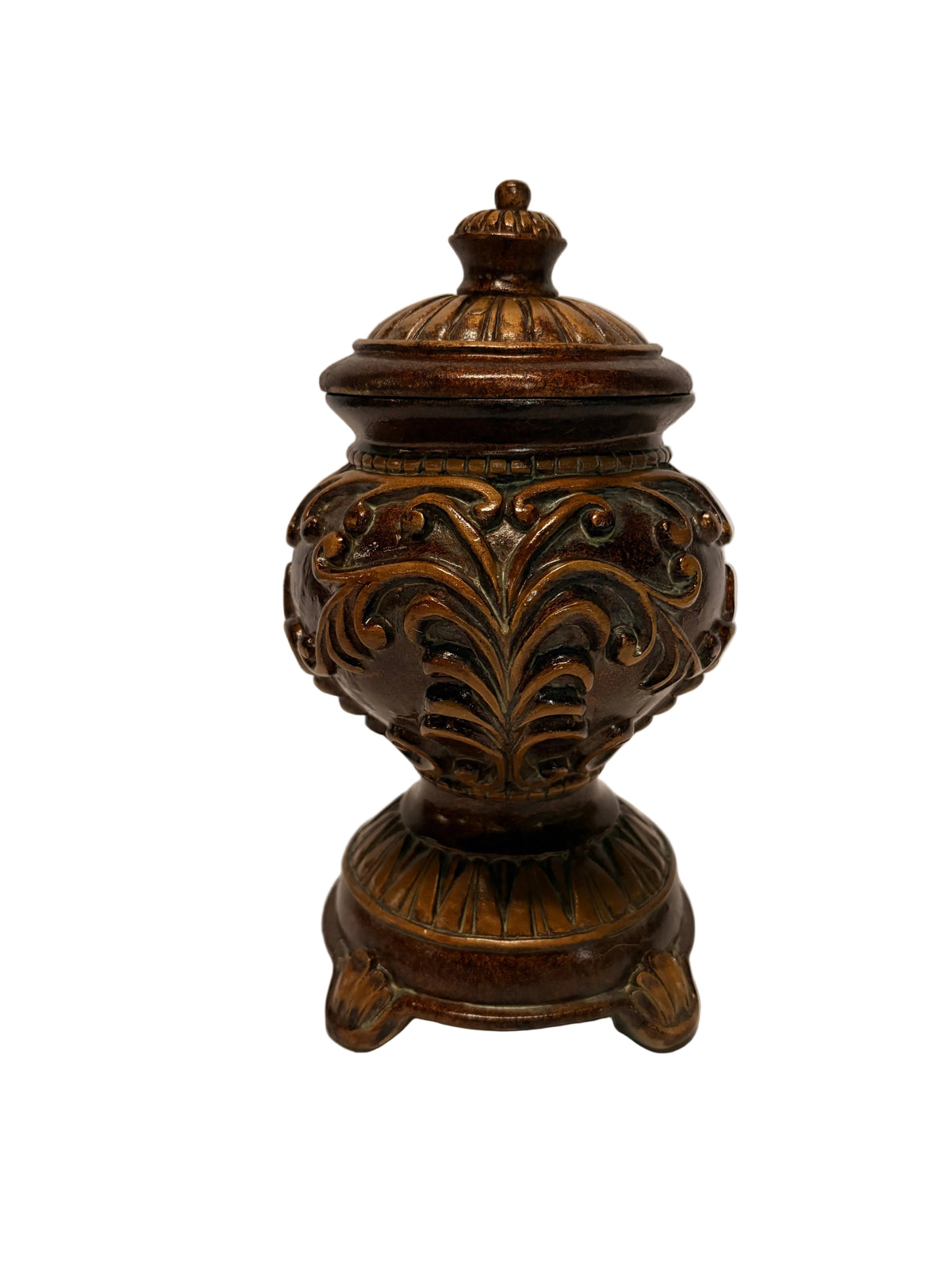 Mayan Gold Ornate Decorative Box